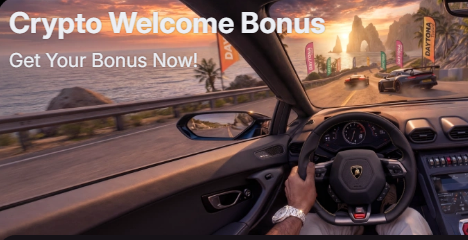 Daytona Spin Crypto Welcome bonus